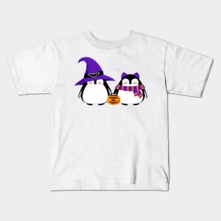 Halloween penguins Kids T-Shirt